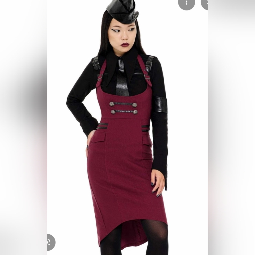 Killstar Burgundy Skirt
